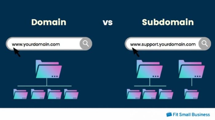 Subdomain pengertian contoh fungsi