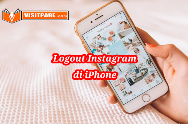 Cara log out instagram di iphone