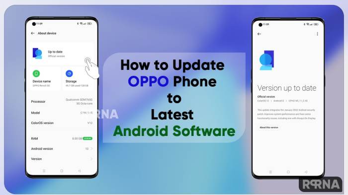 Cara update android oppo