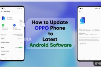 Cara update versi android oppo