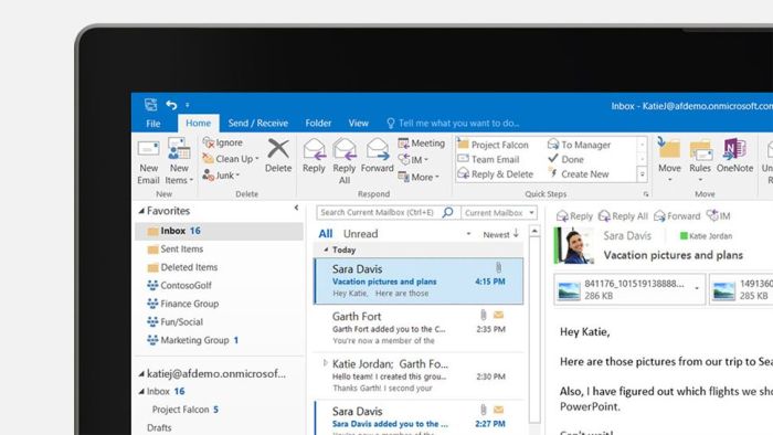 Microsoft outlook