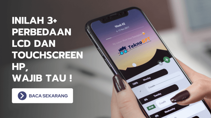 Apakah lcd dan touchscreen menyatu