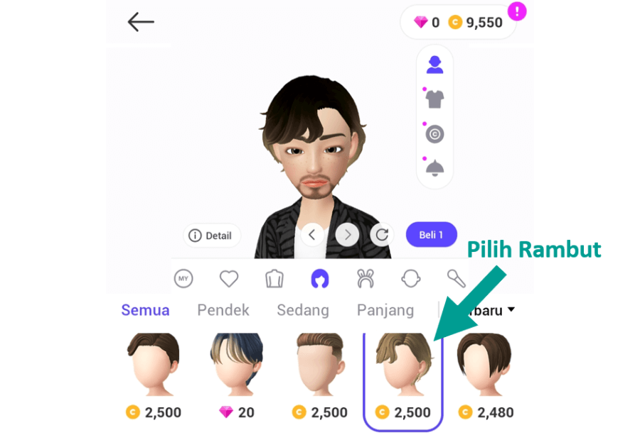 Cara bermain zepeto