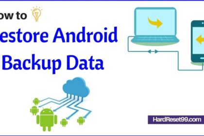 Cara mengembalikan data backup android