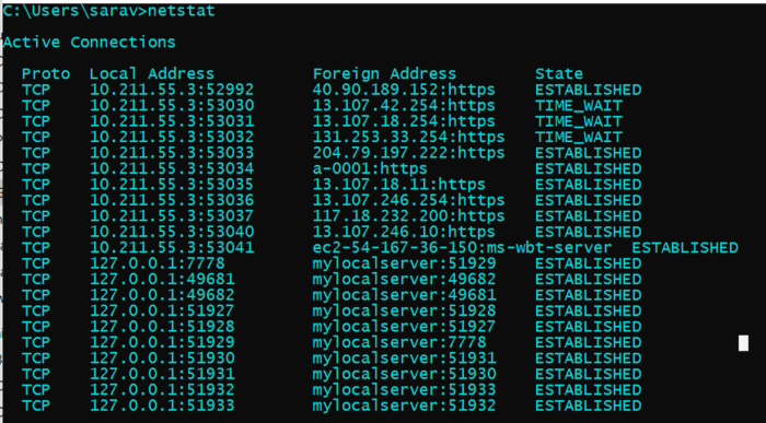 Netstat adalah