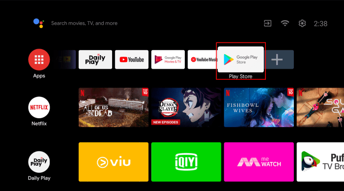 Cara download aplikasi di tv android