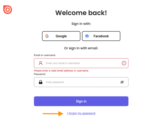 Authentication required username and password