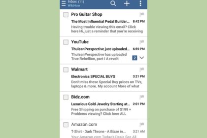 Cara buka email di hp android