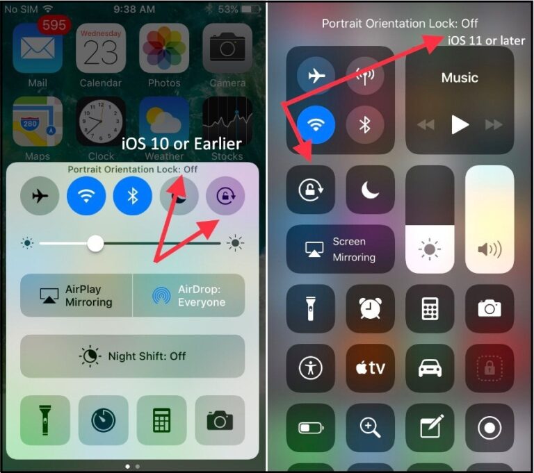 Cara mematikan rotasi otomatis di iphone