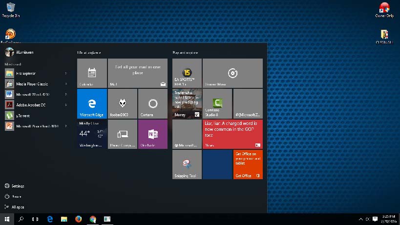 Cara mengembalikan start menu yang hilang di windows 10