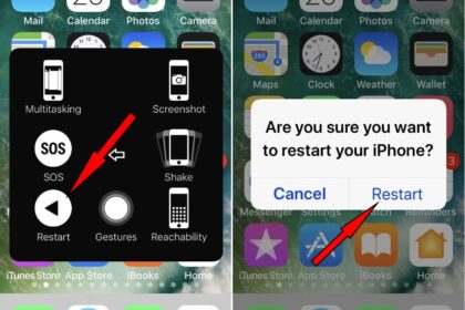 Cara restart iphone tanpa tombol power