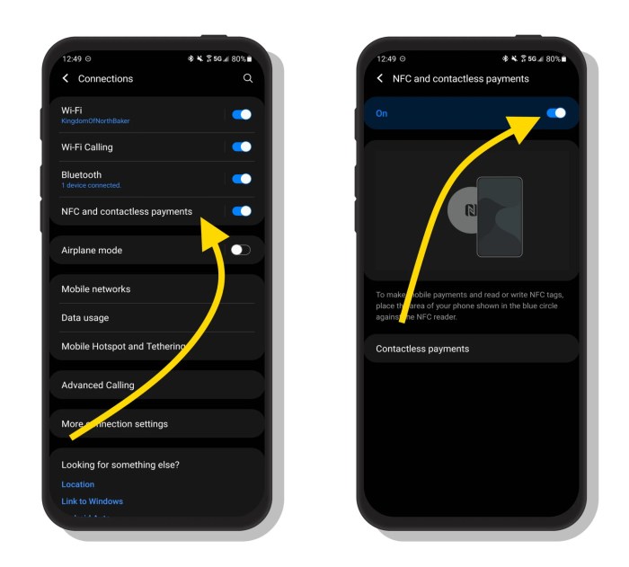 Cara mengaktifkan nfc di android