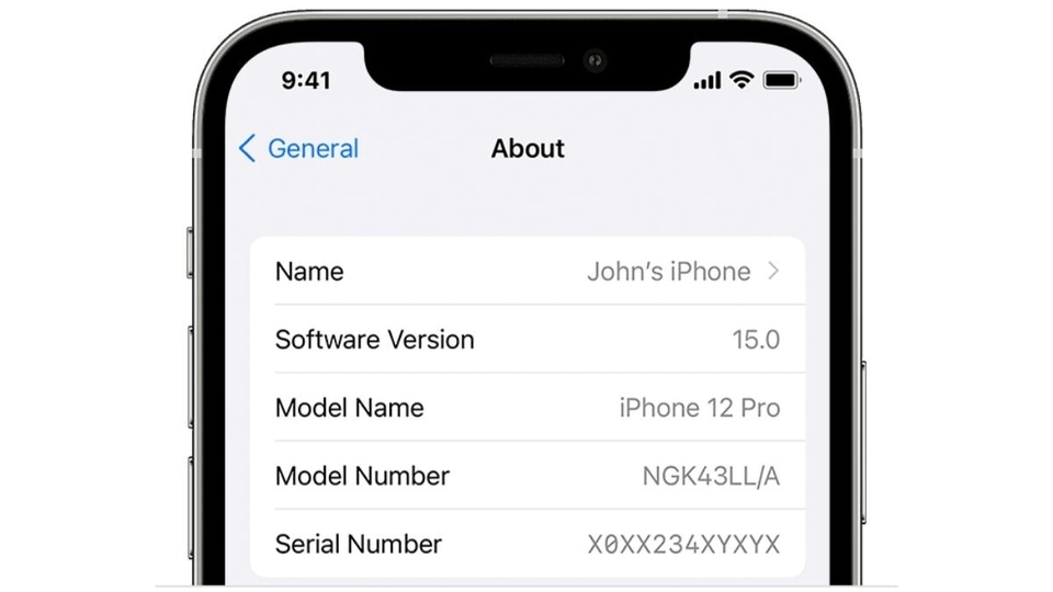 Cara cek serial number iphone