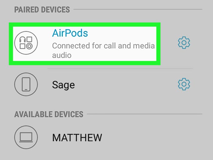 Cara menggunakan airpods di android