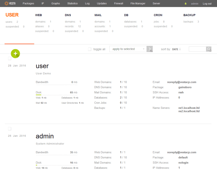 Vestacp ssl