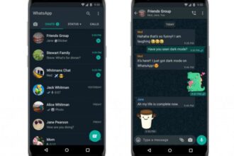 Cara aktifkan dark mode whatsapp android