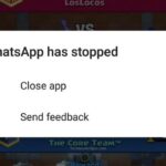 Cara mengatasi whatsapp error pada android