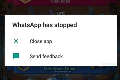 Cara mengatasi whatsapp error pada android