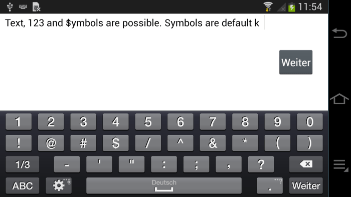 Cara membuat simbol di keyboard android