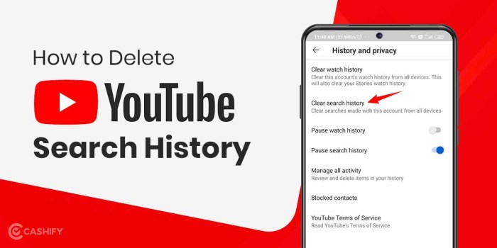 Cara menghapus riwayat penelusuran youtube di hp android