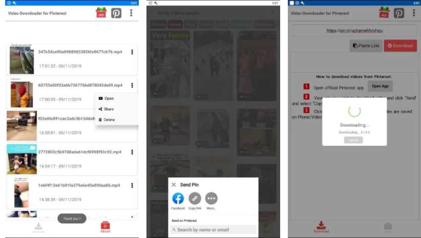 Cara download video pinterest