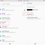 Cara mengganti akun google di android