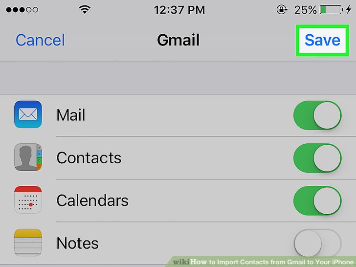 Cara import kontak di iphone dari gmail