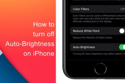 Cara mematikan auto brightness iphone