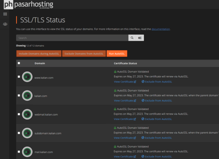 Cara setting ssl di cpanel