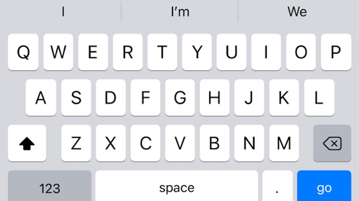 Cara setting keyboard iphone