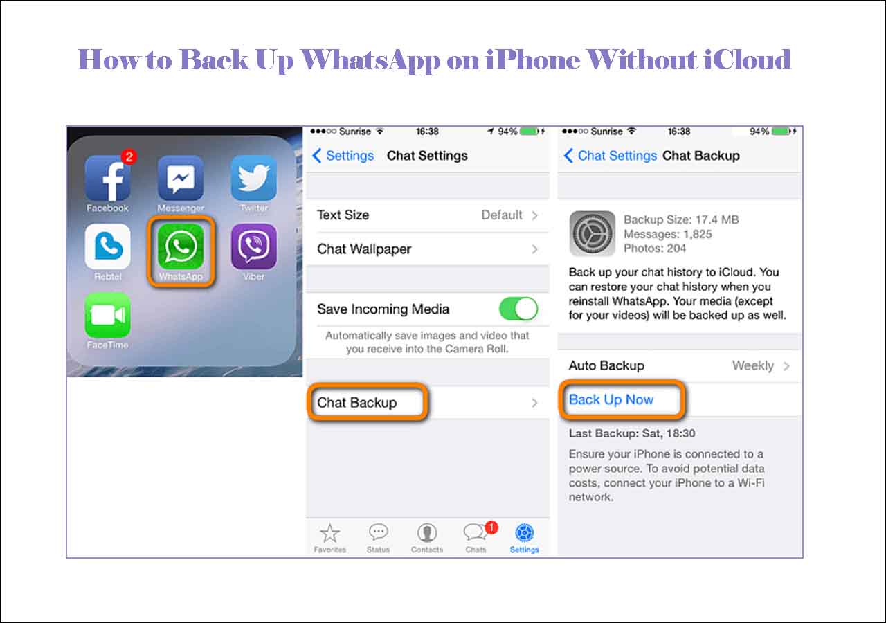 Whatsapp backup iphone auto text restore