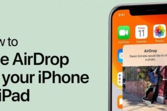 Airdrop iphone turn