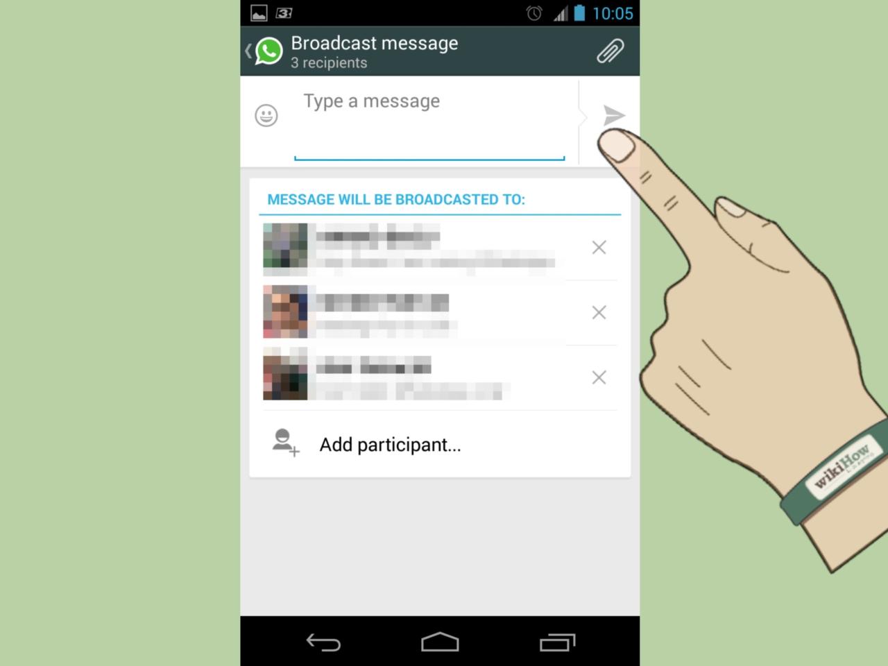 Cara broadcast whatsapp di iphone