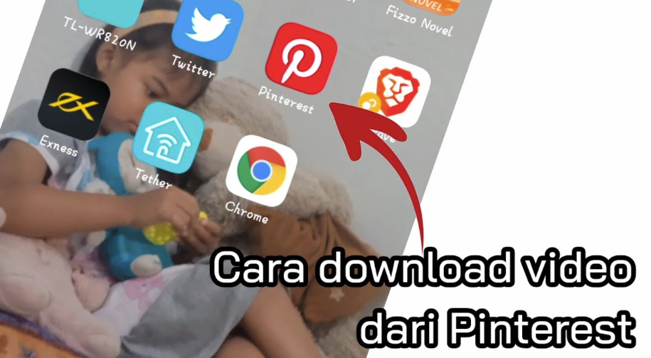 Cara download video di pinterest