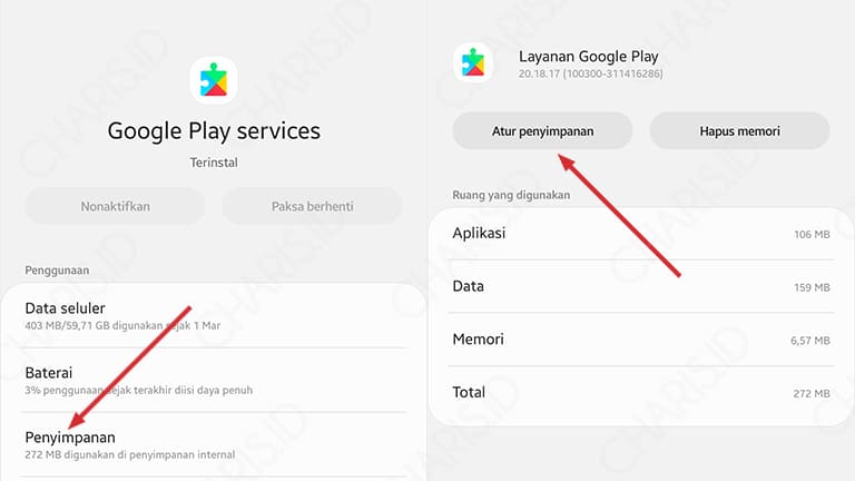 Cara mengatasi google play store terhenti di samsung