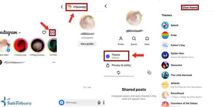 Cara mengubah tema instagram menjadi hitam di android