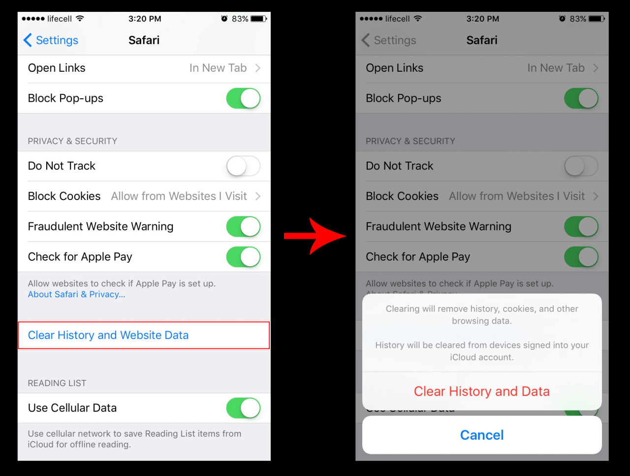 Cara membersihkan cache aplikasi di iphone