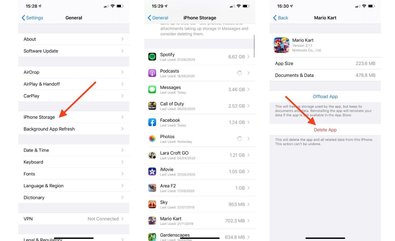 Cara menghapus cache aplikasi di iphone