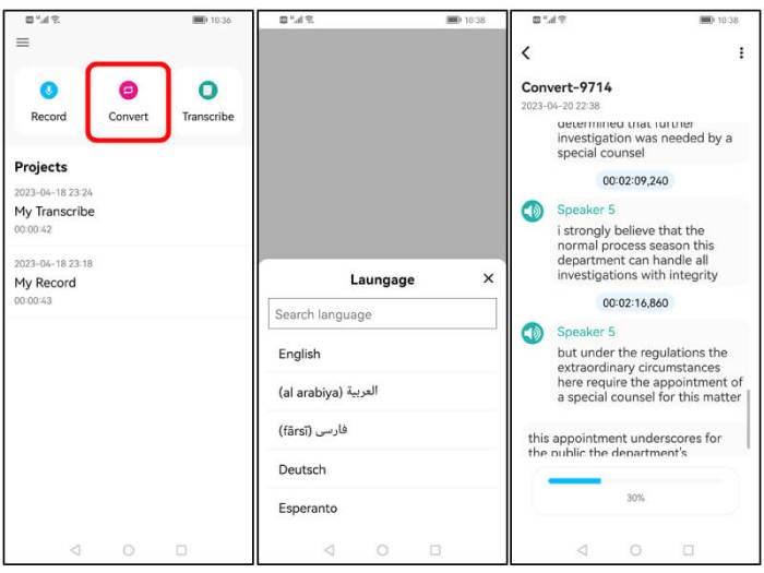 Cara merubah rekaman suara menjadi teks di android