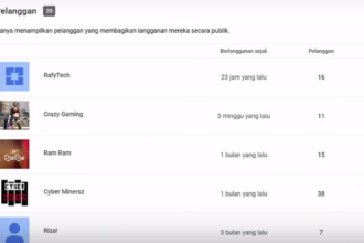 Cara cek subscriber youtube