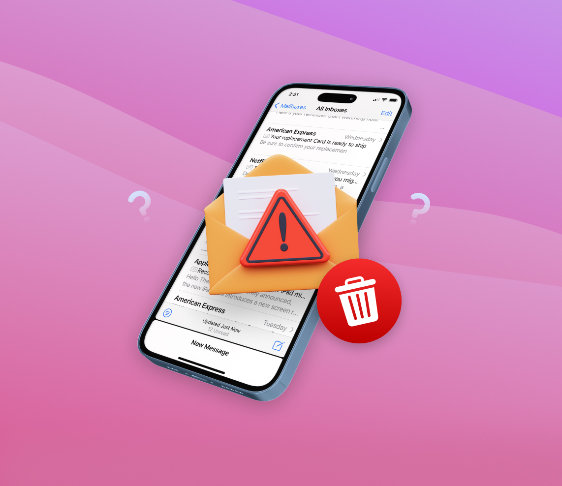 Cara hapus sampah di iphone