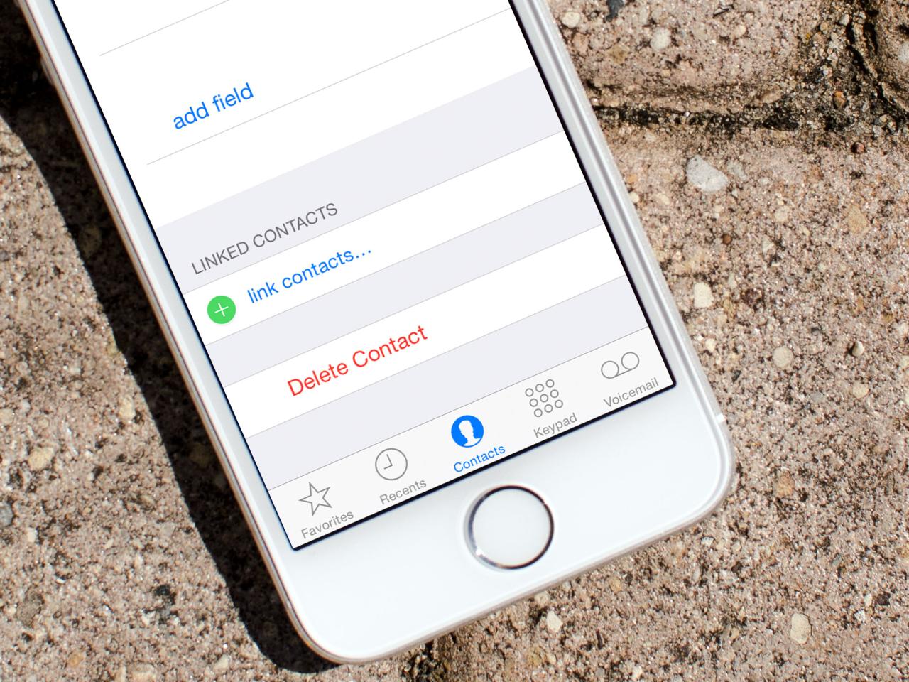 Contacts iphone delete multiple contact once mass do app tap action choose imore ios10 top help