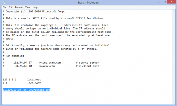 File hosts open windows ip edit websites manually addresses inputting