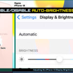 Cara menonaktifkan kecerahan otomatis iphone