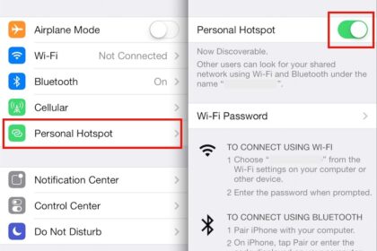 Hotspot ipad working not