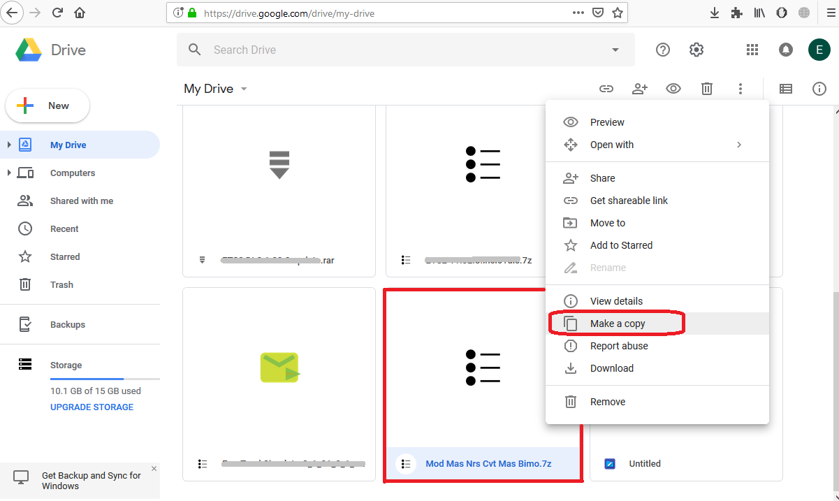 Cara download file di google drive yang terkena limit