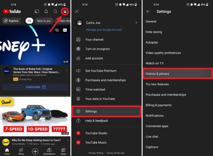 Cara melihat komentar di youtube android