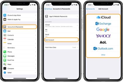 Cara menambah akun email di iphone