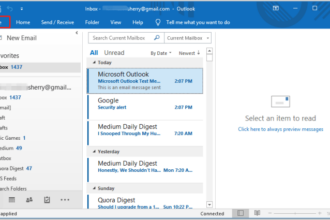 Cara backup email outlook