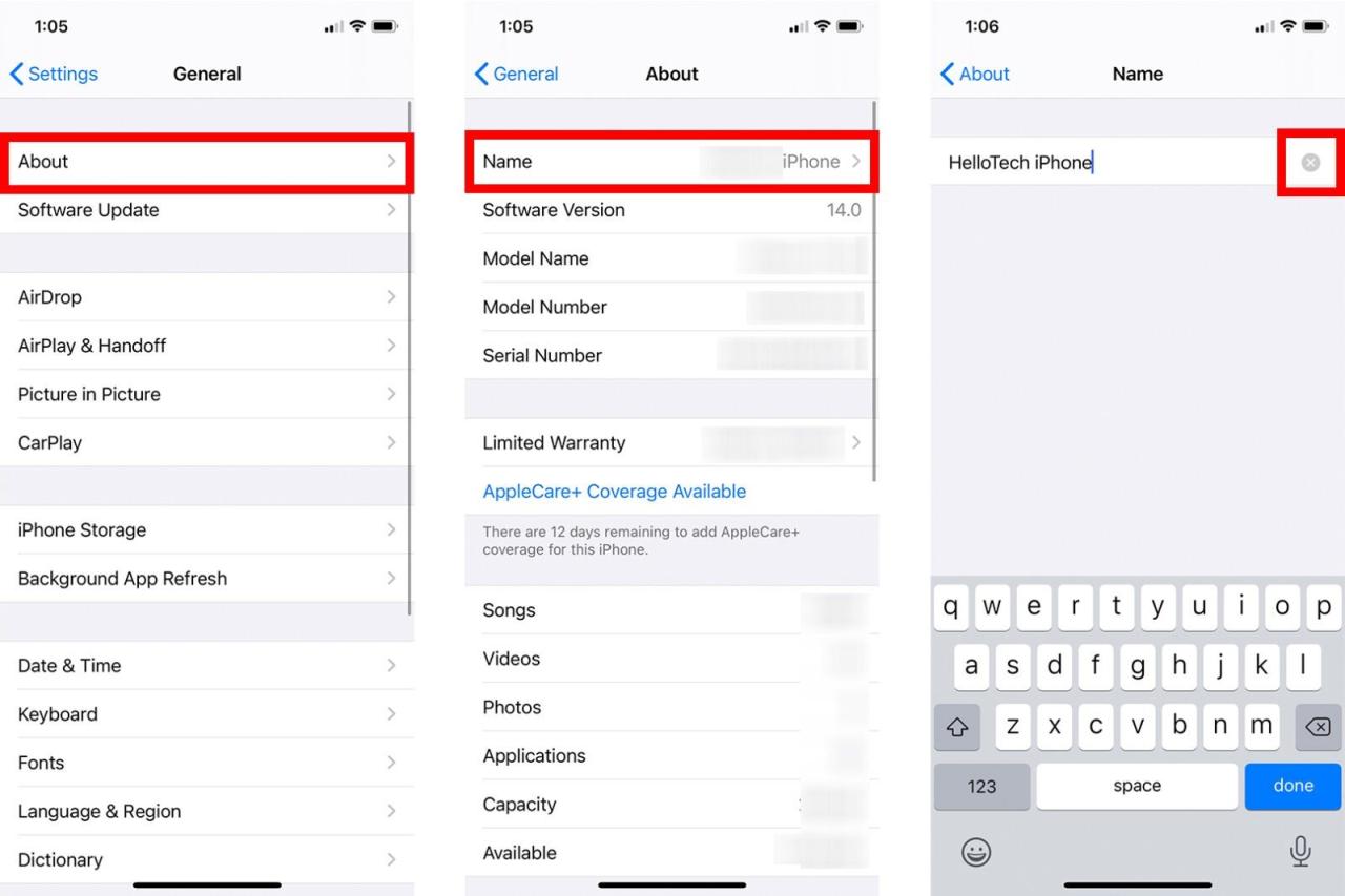 Cara ubah nama hotspot iphone